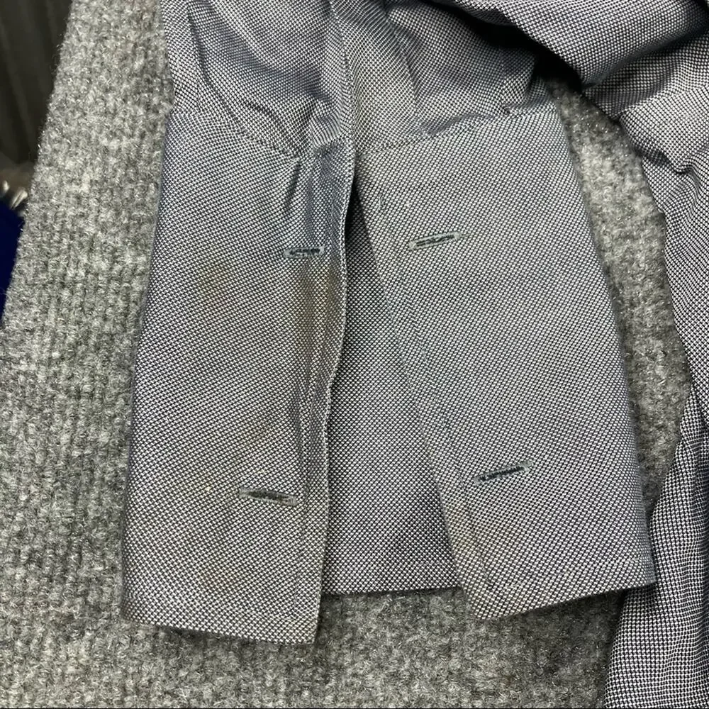 Banana Republic Non-Iron Tailored Slim Long‎ Sleeve 16.5 grey